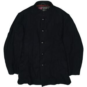 Vintage Gloverall Navy Wool English Coat Jacket XS